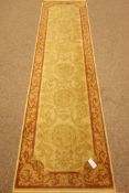 Aubusson style runner rug, 280cm x 75cm Condition Report <a href='//www.