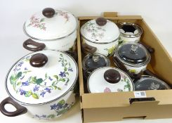 Set of Villeroy & Boch cooking pots and pans in the Botanica design Condition Report