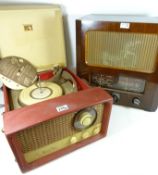 His Master's Voice Vintage table radiogram, model no.