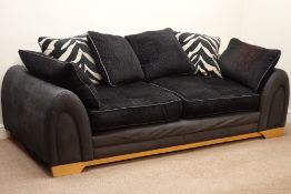 Large three seat sofa (W228cm), matching two seat sofa (W209cm),