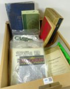 Assorted 1980's and later clock magazines, two 1940's watch identification books,