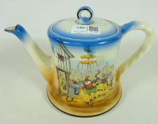 Burleigh Ware 'Old Bell Tea' teapot,