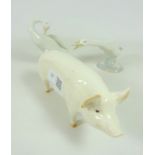 Beswick 'Champion Boy' pig and two Lladro geese (3) Condition Report <a