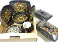 Denby 'Arabesque' pattern stoneware dinnerware in one box Condition Report <a