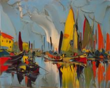 Boats in a Harbour,