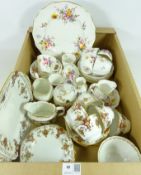 Royal Crown Derby 'Posies' teaware and another Royal Crown Derby tea set in one box