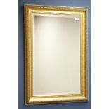 Rectangular gilt framed mirror, 66cm x 91cm Condition Report <a href='//www.