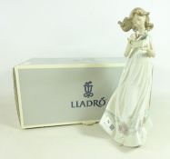 Large Lladro figure 'Butterfly Treasures', no. 6777 boxed H31.