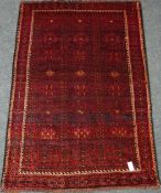 Afghan red ground rug, 190cm x 123cm Condition Report <a href='//www.