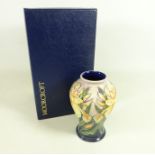 Moorcroft 'Windrush' design vase, with impressed and painted marks to base, dated 2000, H16cm,