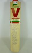 Cricket bat from the YCC 1987 Benson & Hedges cup winners,