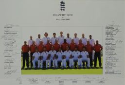 England 2009 Cricket Test Squad v West Indies,