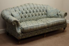 Lincoln House traditional three seat sofa (W195cm) and two seat sofa (W160cm) upholstered in