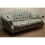 Lincoln House traditional three seat sofa (W195cm) and two seat sofa (W160cm) upholstered in