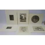 Portfolio of eight limited edition engravings no.