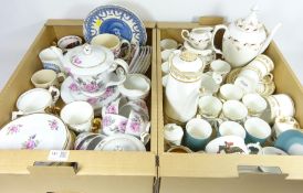 Crown Staffordshire 'Wentworth' coffee service for six, another coffee set,