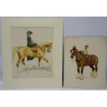 'Her Ladyship' and 'The Yokel', two early 20th century chromolithographs after Cecil Aldin 38.