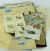 Various cigarette cards mostly military and aviation related and collection of Aircraft Recognition