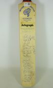 Cricket bat from the Yorkshire vs Australia 1985 tour Headingley,