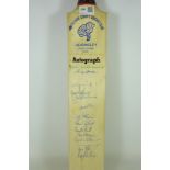 Cricket bat from England vs Australia, Headingley 1985,