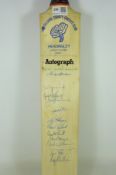 Cricket bat from England vs Australia, Headingley 1985,