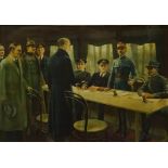 The Signing of the Armistice in the Railway Carriage at Compiegne, November 11th 1918,