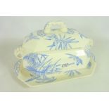 Victorian Palm pattern tureen cover & stand, with elephant moulded handles by James Gildea, Rd. No.