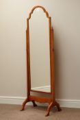 Bradley Reproduction yew wood cheval dressing mirror Condition Report <a