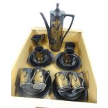 Portmeirion 'Pheonix' pattern coffee set for six in one box Condition Report <a