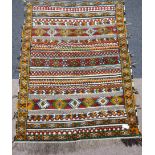 Moroccan hand woven woollen rug/wall hanging,