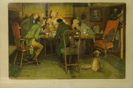 'A Good Story', early 20th century colour print after Cecil Aldin (British 1870-1935) pub.