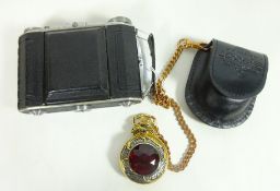 Knightstone collections jewelled pocket watch and Boris case and a Kodak Duo 620 camera (2)