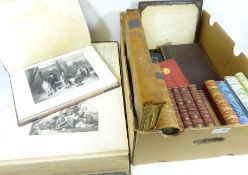 Victorian family Bible with various engravings, 19th Century book various engravings,