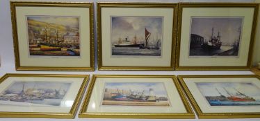 'The Marine Collection', six colour prints after Jack Rigg (British 1927-),