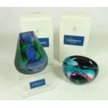 Two Caithness limited edition paperweights;