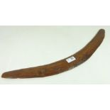 Vintage boomerang, possibly Aboriginal Condition Report <a href='//www.