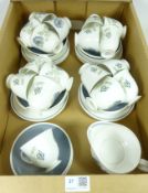 Susie Cooper 'Glen Mist' pattern teaware in one box Condition Report <a