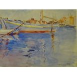 'St Tropez', watercolour signed by watercolour signed by Philip Naviasky (British 1894-1983),