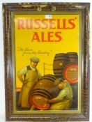 Russells' Ale vintage advertising tin sign L74cm x W53cm Condition Report <a