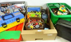 Quantity of Lego, K'nex, Hotwheels Mechanix,