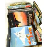 Aviation books and magazines and other ephemera in one box Condition Report <a