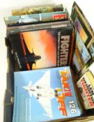 Aviation books and magazines and other ephemera in one box Condition Report <a