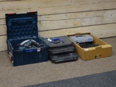 Bosch GKS190 circular saw, Sealey E5188 multi-tool with various attachments,