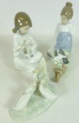 Nao figurine with puppy,