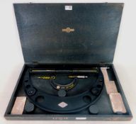 Moor & White 17''-18'' micrometer No 971 cased & a 4''-5'' micrometer (2) Condition