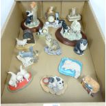 Collection of Border Fine Art sculptures; 'High Jinks',