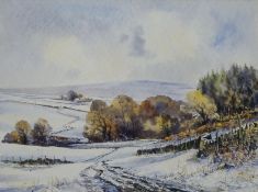 'Ryedale', watercolour signed by John Freeman (British 1942-),