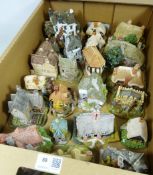 Twenty-one Lilliput Lane cottages in one box Condition Report <a href='//www.