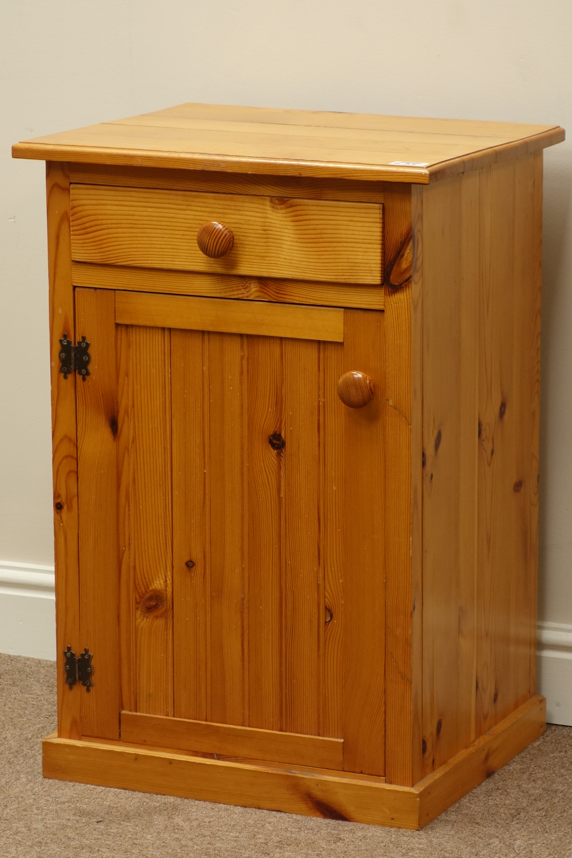 Pine dressing chest fitted with nine drawers and swing mirror (W135cm, H135cm, D45cm), - Image 2 of 2