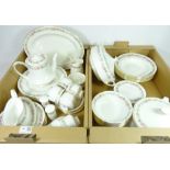 Royal Albert 'Belinda' pattern dinner and tea service for six in two boxes Condition